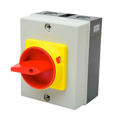 isolation box electrical|isolator switch on or off.